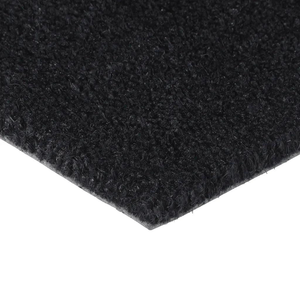 vidaXL Zerbino Nero 65x100 cm Fibra di Cocco