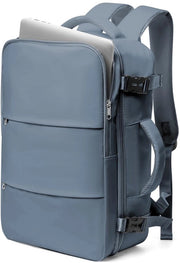 Borsa a Mano di Viaggio Leggera 45x36x20 cm con Tasca per Laptop 15.6" per Uomo Donna in Grigio Blu