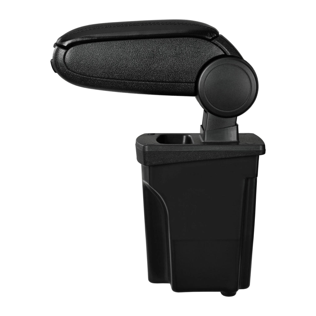 Bracciolo centrale per Hyundai I30 GD con scomparto imbottito in similpelle nera con cuciture nere 03_0000497