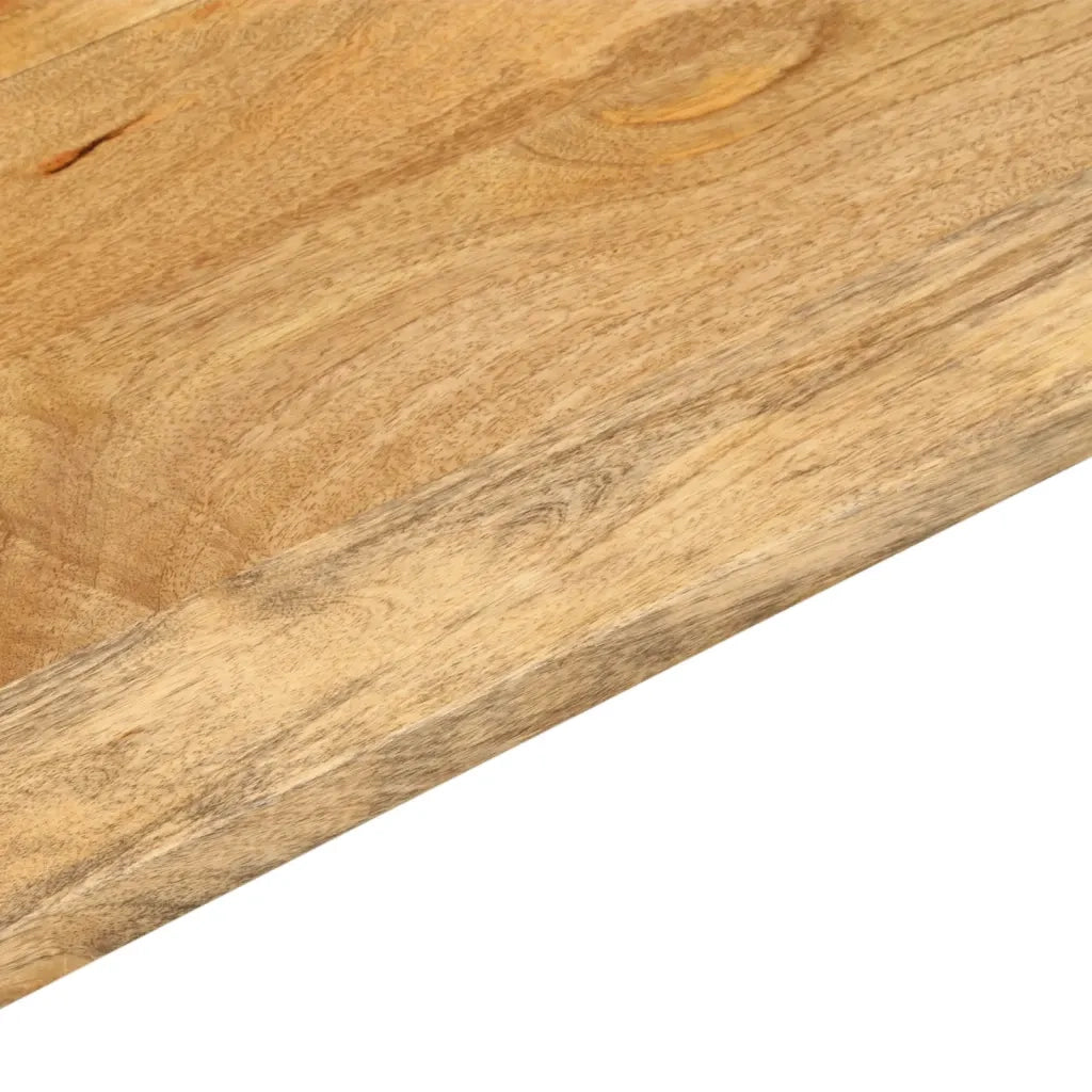 Piano per Tavolo 140x20x2,5c Rettangolare Legno Massello Mango 371429