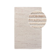 Tappeto Rettangolare Mango, Beige, Lana, 230x160x1 cm