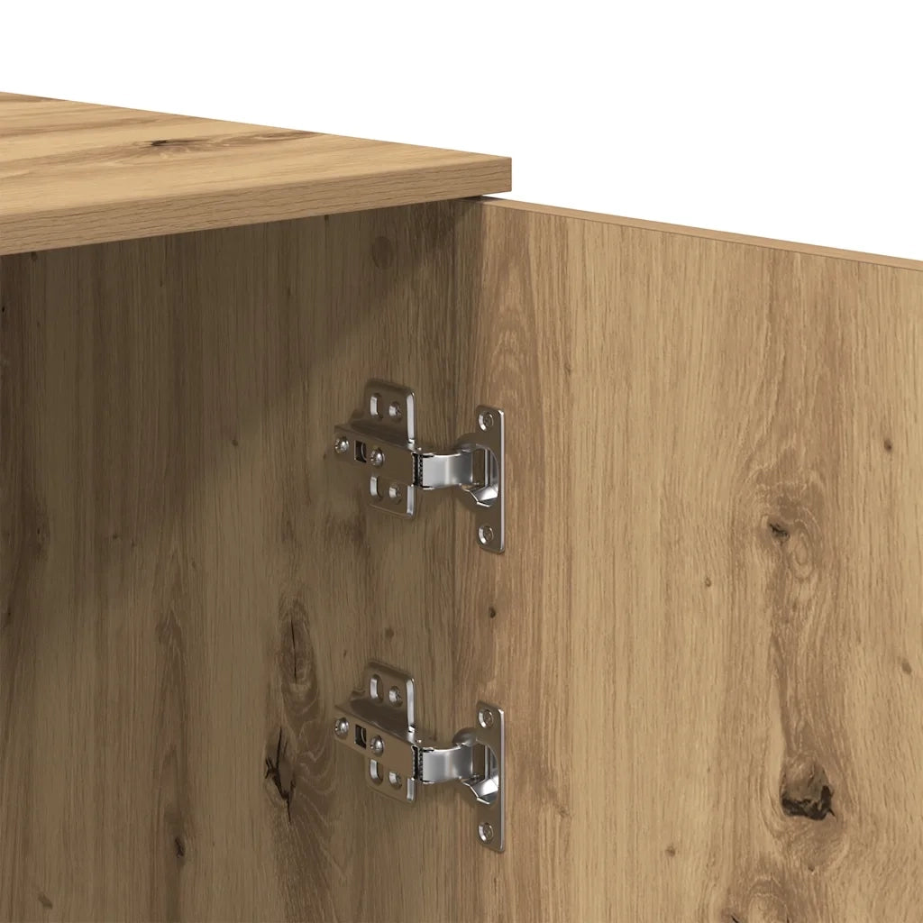 Mobile Portaoggetti Rovere Artigianale 50x45x103,5cm Truciolato 859050