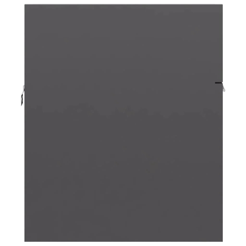 Mobile lavabo con lavabo integrato 90 x 38,5 x 46 cm truciolare grigio lucido 02_0006483