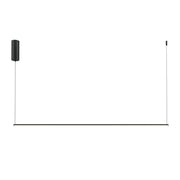 Maytoni Lampadario moderno Halo 1 luce LED integrato nero alluminio
