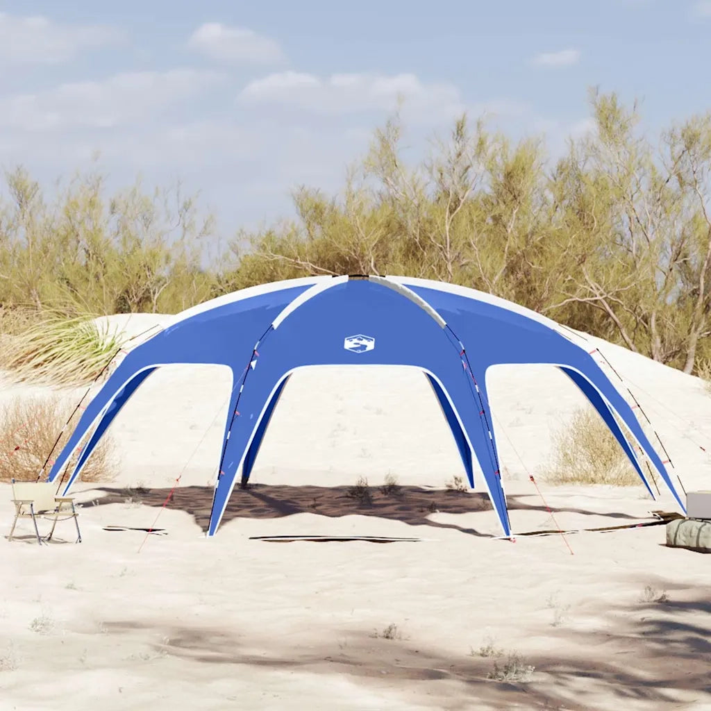 Tenda per Feste-Tenda da campeggio Azzurra Impermeabile 104289