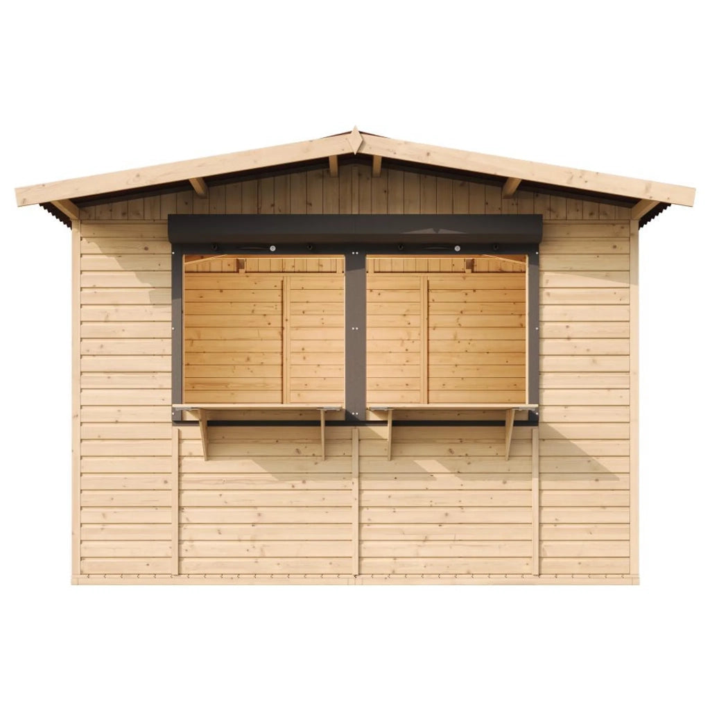 Chiosco in legno da giardino - 263 x 336 cm / 6 m2 - TIMBELA M150Z