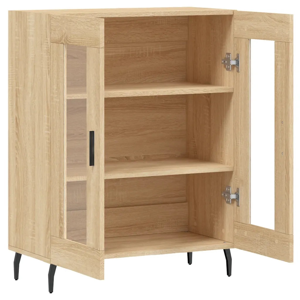 Credenza | Madia | Buffet da pranzo | Armadio da pranzo Rovere Sonoma 69,5x34x90 cm in Legno Multistrato