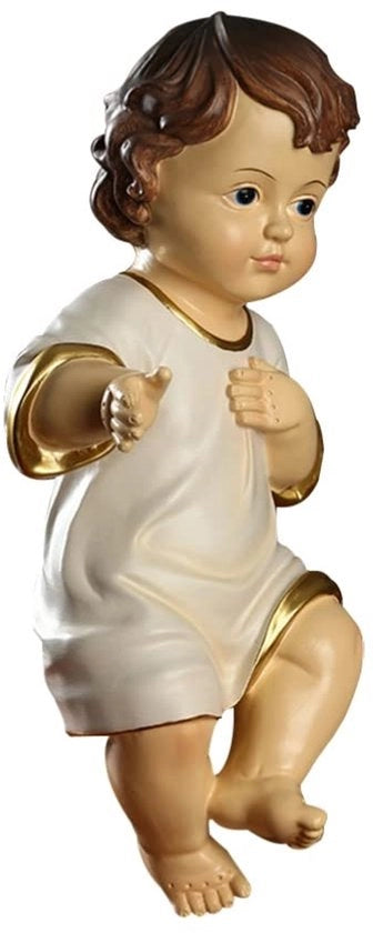 Statua di Gesù 9,8 cm - Decorazione religiosa in resina - Figurine per interni - Famiglia Santa - Regali per la fede