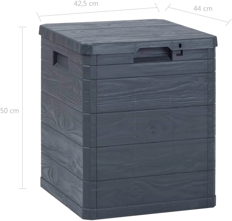 BAULE MULTIUSO WOODY'S 90 PER Baule multiuso Woody?s 90 litri in resina per interno colore antracite scuro predisposto per lucchetto ToomaxANTRACITE SCURO LT.90 ART.173  cm.42,5x44x50h.    TOOMAX