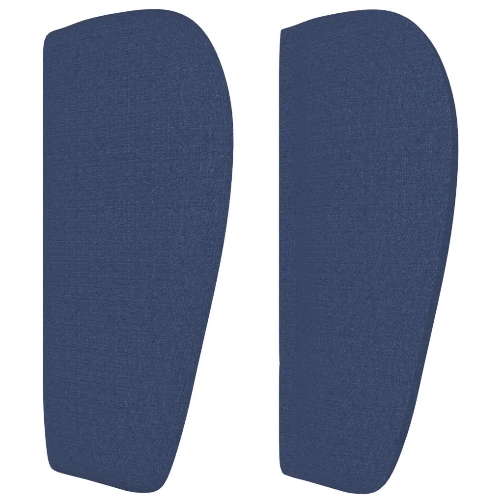 Testiera ad Orecchio Blu 83 x 23 x 78/88cm in Tessuto 3117264
