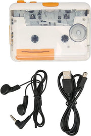 Convertitore Cassette in MP3 Portatile con Uscita USB e Altoparlanti