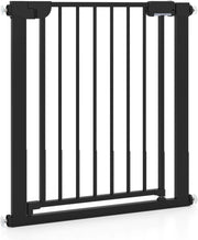 Cancelletto di Sicurezza per Bambini, con Sistema di Chiusura Automatica, Recinto Sicurezza Neonati Animali Domestici, per Porte 75-82 cm (Nero)