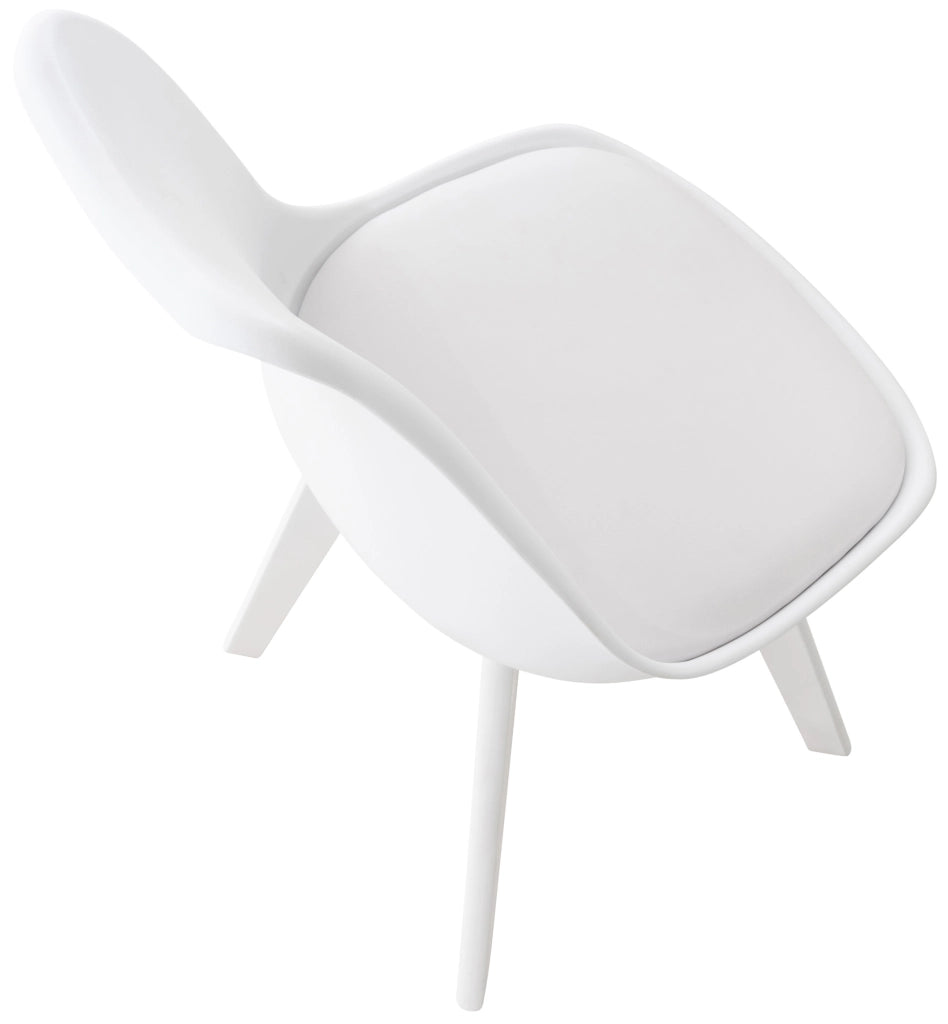 Sedia Pranzo Linares bianco/bianco,Plastica