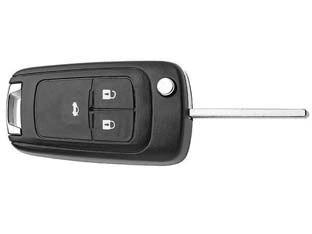 RADIOCOMANDO AUTO CON TRANSPONDER HU100R01 OPEL  HU100R01  3 bottoni    SILCA