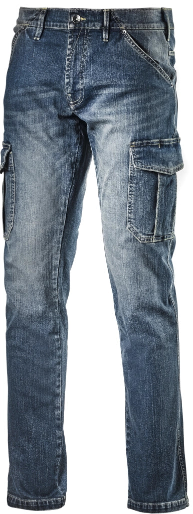 Diadora PANTALONE JEANS CARGO DENIM Col. Blu Mis. 30 (46)