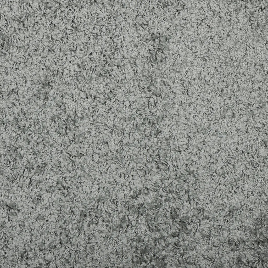 Tappeto Shaggy PAMPLONA a Pelo Lungo Moderno Verde 160x160 cm
