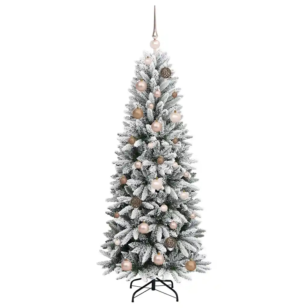 Albero di Natale | Decorazioni natalizie artificiale con 150 LED Bianco 150 cm