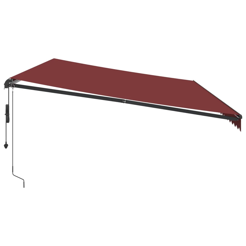 Tenda da Sole Retrattile Automatica con LED BordÃ² 600x350 cm