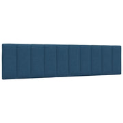 Coussin de tête de lit Hanko bleu 200 cm tissu