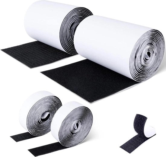 Nastro adesivo autoadesivo extra resistente 25M-11cm/25M-2cm tagliabile nylon a doppia faccia