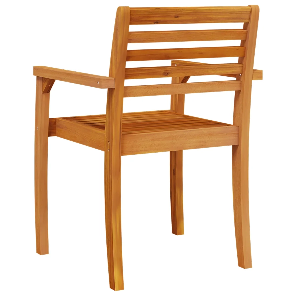 Sedie da Giardino 4 pz | Sedie da Esterno 59x55x85 cm Legno Massello di Acacia