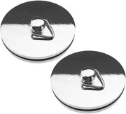 Blocco Scarico in Alluminio Cromato - 2x Viti di Blocco Gocciolatore - 45mm di Diametro Esterno - Duraturo - Chiusura Automatica - Viti di Blocco Gocciolatore