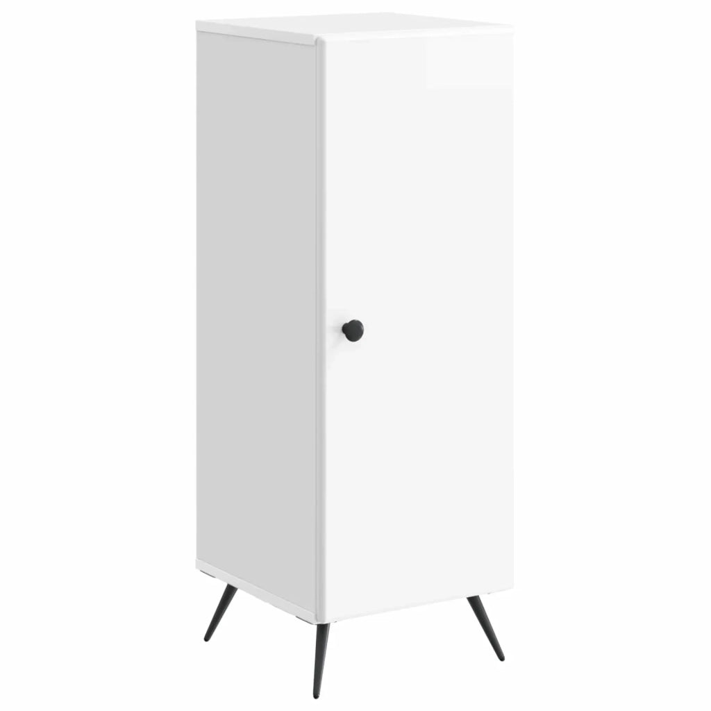 Credenza Bianco Lucido 33 x 34,5 x 90 cm Legno ingegnerizzato 895519
