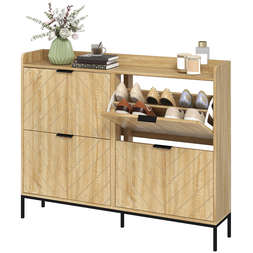 Cassettiera 4 Cassetti per Scarpe ¨C Zephmum ¨C Robe 60x40x80