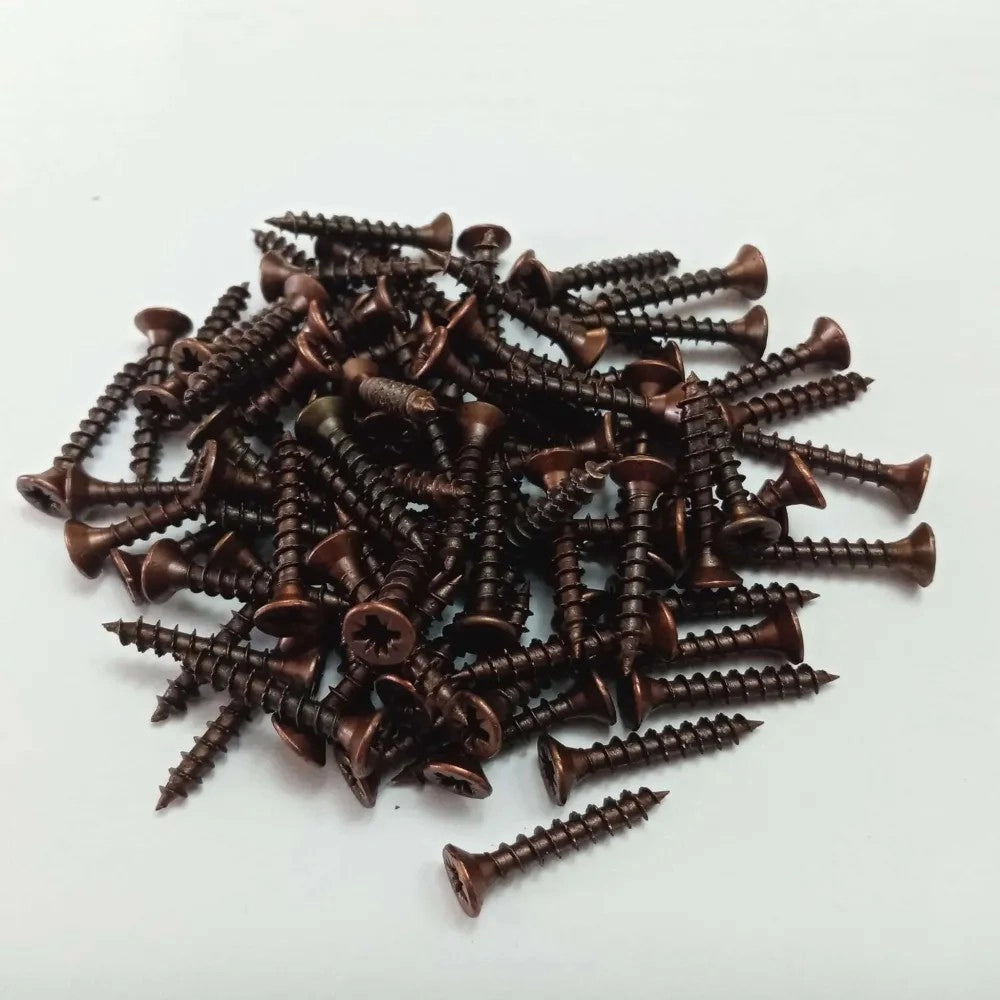 Vite 5,0x50mm - 50pz tps testa conica bronzata per legno truciolare