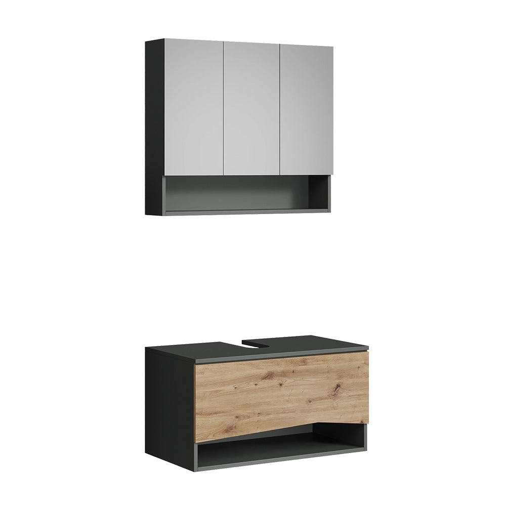 Vicco Set di mobili da bagno Artigiano 2 parti