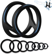 Set di anelli per pene per uomini – Anello per pene – Set di anelli per pene - Accessori per stimolazione extra per giocattoli sessuali per coppie - Giocattoli sessuali - Anello per pene