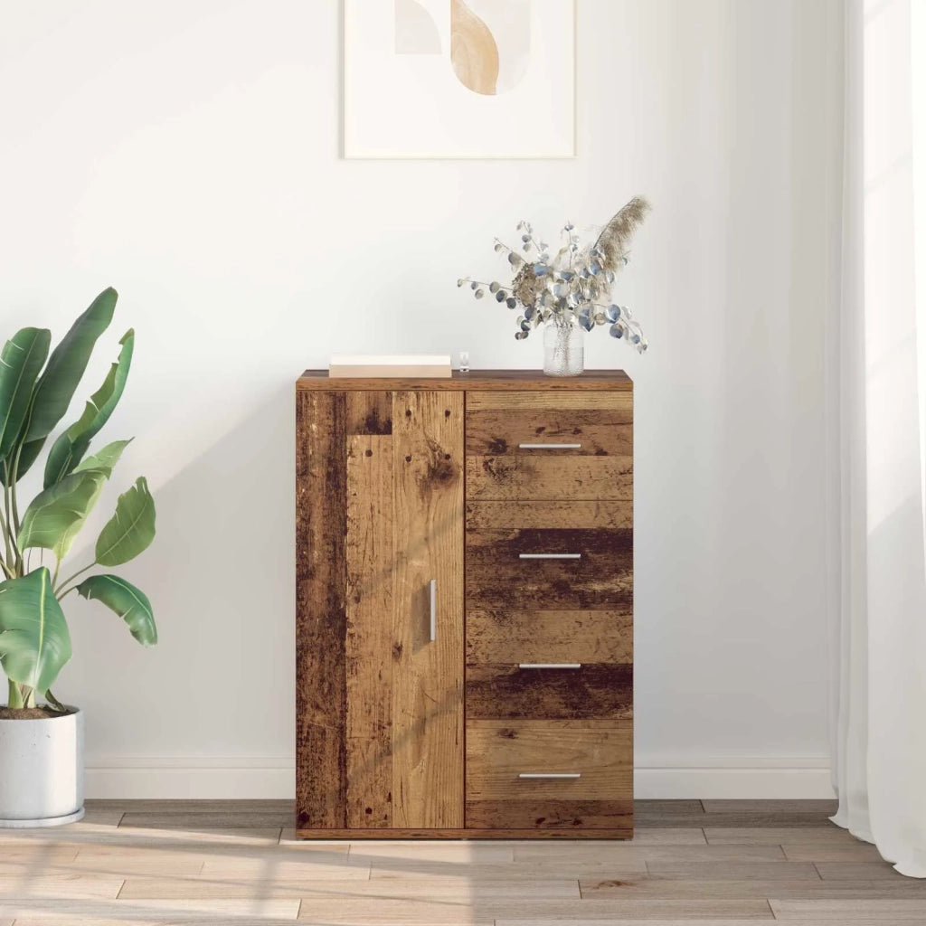 Credenza | Madia | Buffet da pranzo | Armadio da pranzo Legno vecchio 59 x 39 x 80 cm Legno multistrato