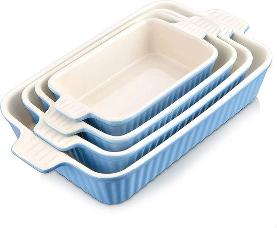 Set di teglie per forno / casserole - teglie per forno e air fryer, Adatto per forno e lavastoviglie - Teglie per forno e forno a vapore - Padella per forno e brasatura