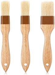 Set di pennelli da cottura - pennelli per cottura versatile - 3 pezzi - capelli naturali