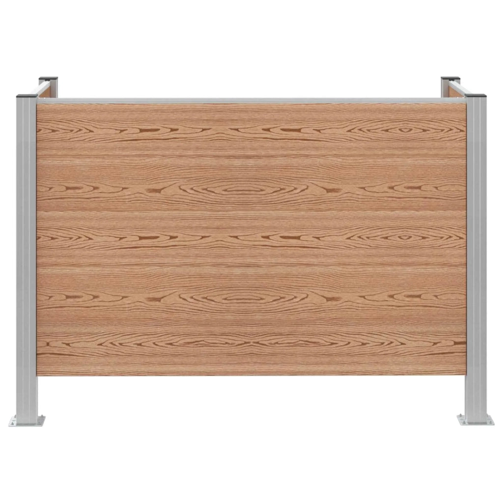 Recinzione Contenitore per Rifiuti Marrone 161 x 85 x 115 cm