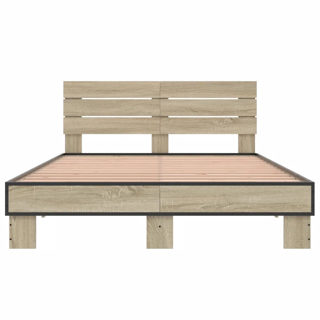 Giroletto Rovere Sonoma 140x200 cm in Legno Multistrato Metallo 3280148