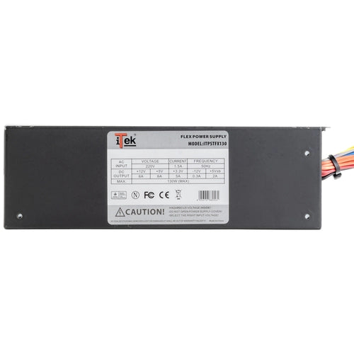 itek ITPSTFX130 alimentatore per computer 130 W 20+4 pin ATX ATX Nero
