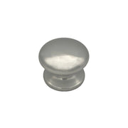 Pomolo fisso per porta SAGUATTI 173/70AB in alluminio argento lucido
