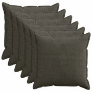 Federa 6 pz HOUTEN Antracite 60 x 60 cm corduroy 920734