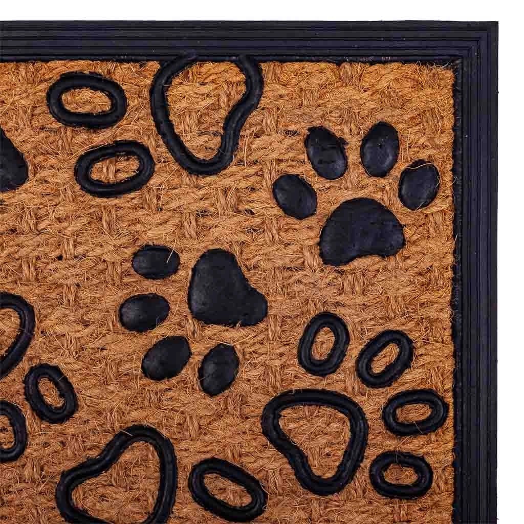 Doormat in gomma e fibra naturale 45x75