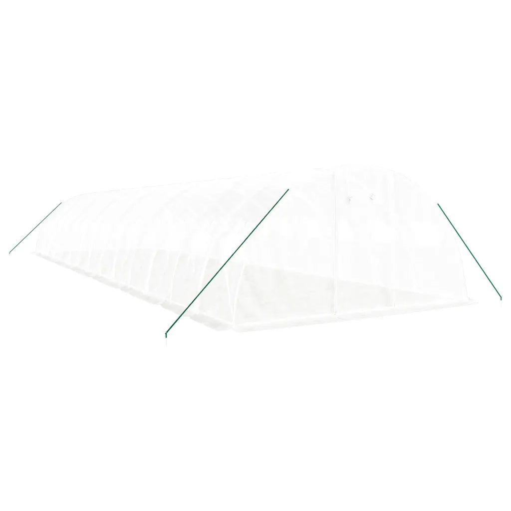 Serra con Telaio in Acciaio Bianco 56 mÂ² 14x4x2 m