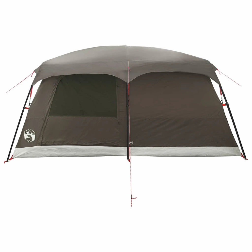Tenda Familiare con tetto Marrone Grigio 420 x 305 x 200 cm 42029002