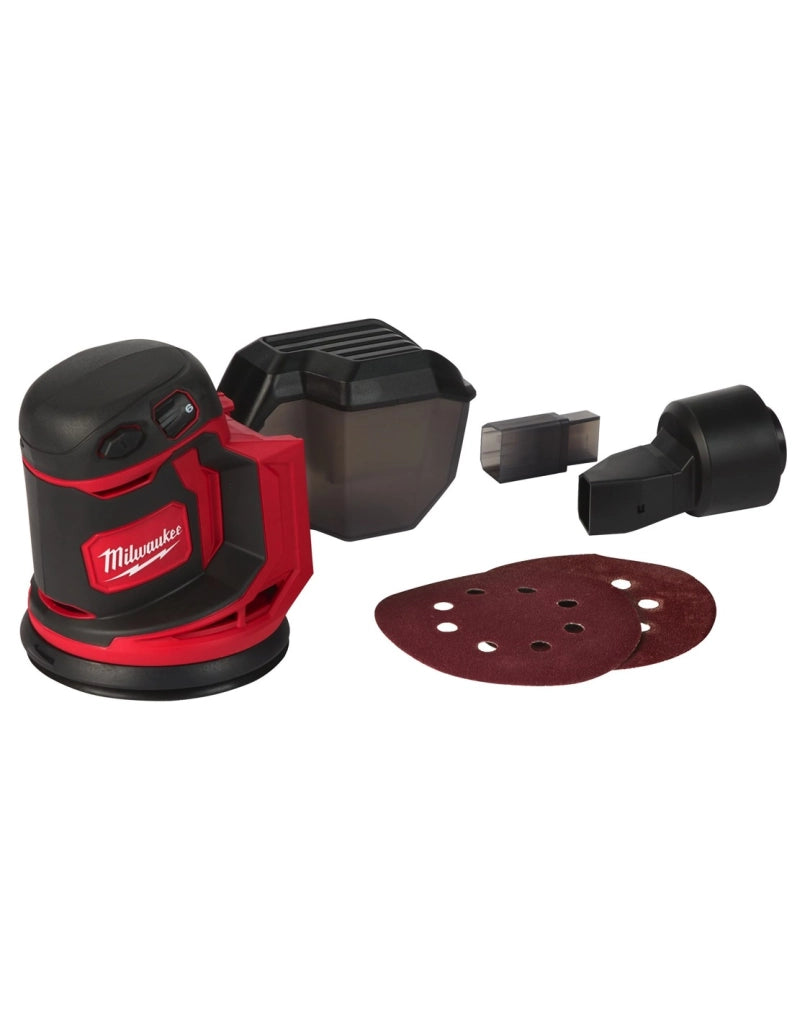 Levigatrice Orbitale Milwaukee M18BOS125-0 (Solo corpo)