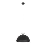 Lampada a sospensione LUNARO bicolore in acciaio