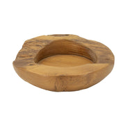 Set Tasche Erusi In Teak Ric. cm ø 20x6 (pezzi Unici - Non Ripiani In Serie)