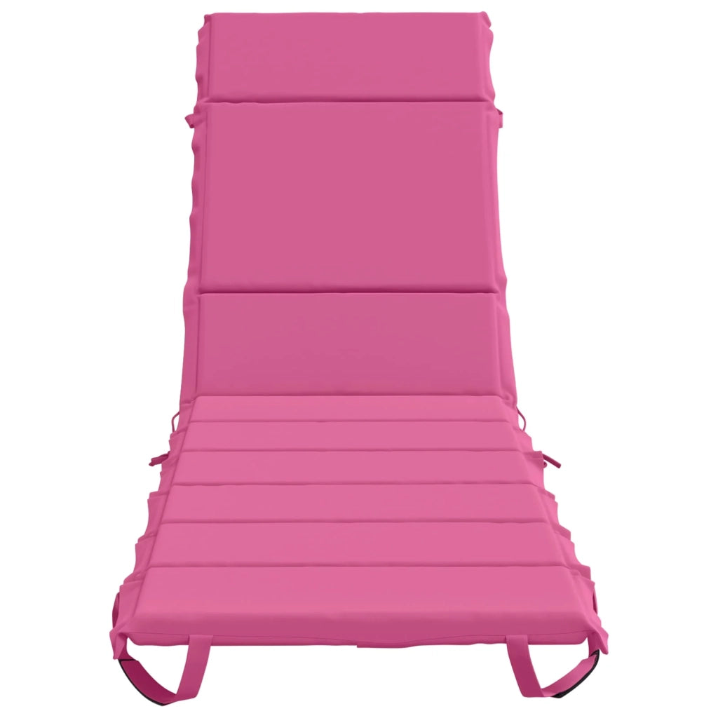 Cuscino per Lettino GEMERT 100% Poliestere Rosa 200 x 50 x 3 cm 948466