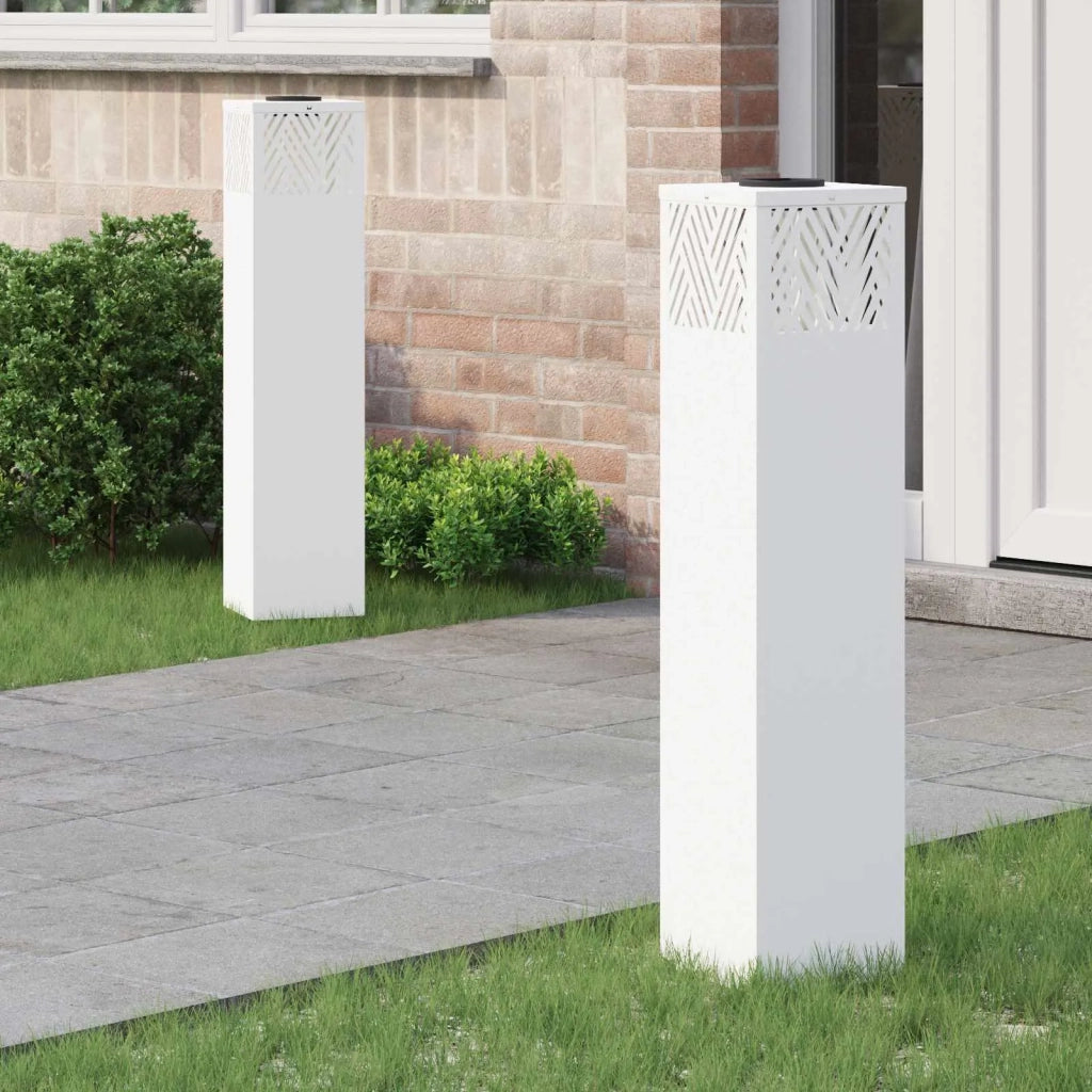 Faro LED solare per sentieri 2 pz Bianco CFW6514751