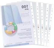 100 brochurehoezen A4 glashelder 160µ PP-kunststof - Document beschermhoezen