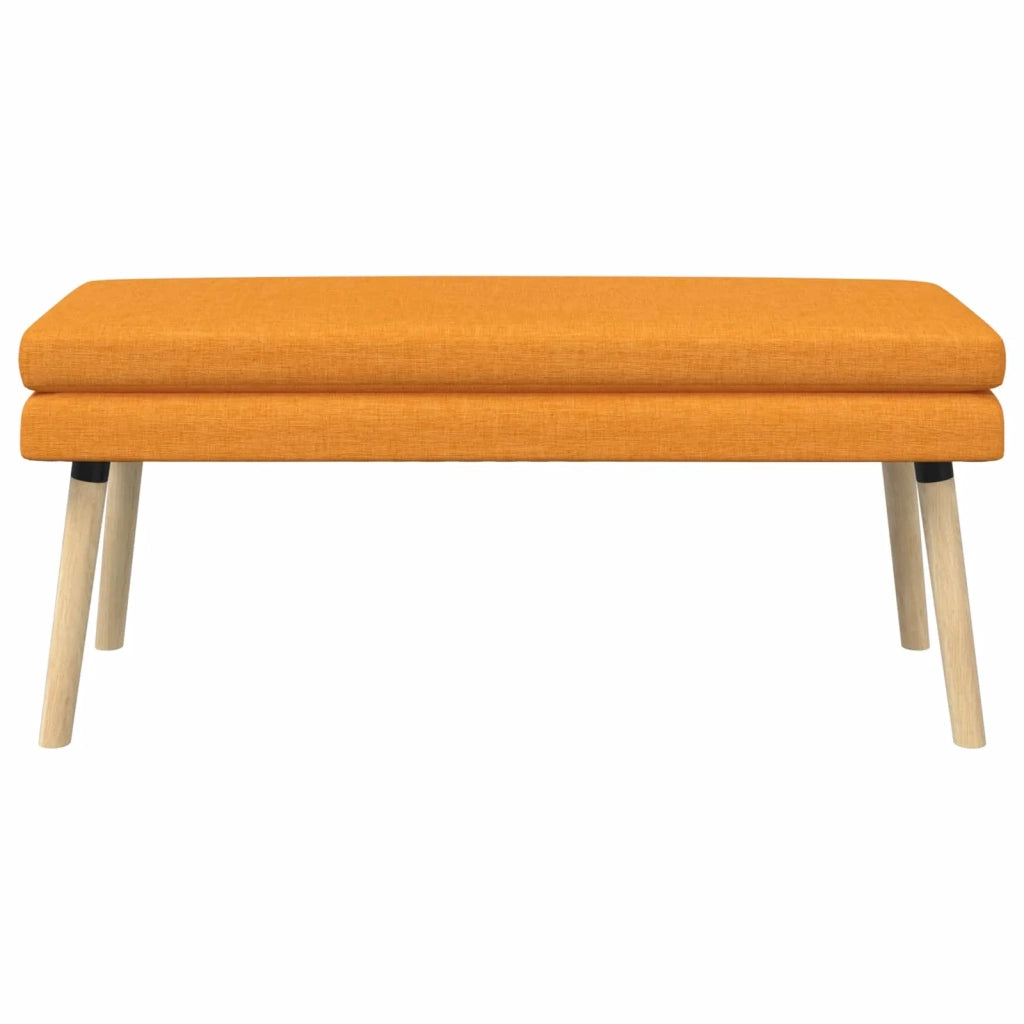 Panchina a doppio strato Giallo Scuro 110 x 40 x 47 cm Tessuto 42038454