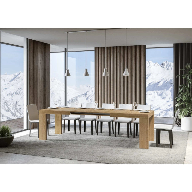 Tavolo allungabile 200/304x90 cm Roxell - Quercia Natura